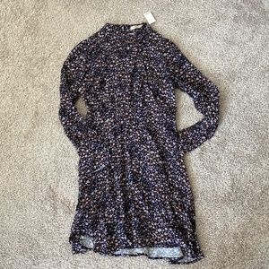 LOFT Floral Long Sleeve Dress